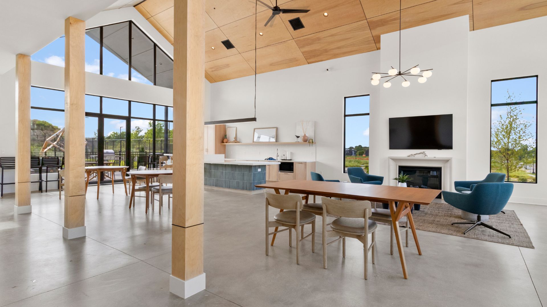 Lakeshore Commons clubhouse great room